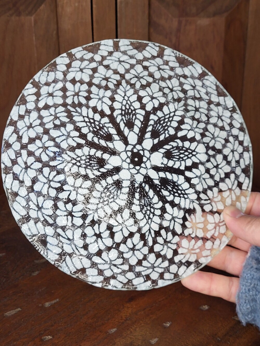 Sydenstricker fused glass plate - Picture 9 of 12